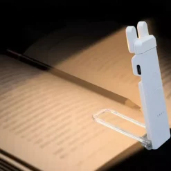 Adjustable Rechargeable 6 LED Book Light for Reading Clip on Book USB Rechargeable Book Reading Light