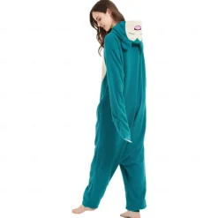 Adults' Animal Nightwear Onesie Costume Carnival Costume Cartoon Snorlax Onesie Pajamas Kigurumi Pajamas Funny Costume For Men and Women Christmas Carnival Cartoon