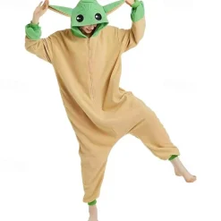 Adults' Animal Onesie Costume Carnival Costume Cartoon Onesie Pajamas Kigurumi Pajamas Funny Costume For Men and Women Carnival New Year Cartoon