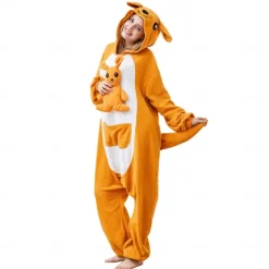 Adults' Cartoon Group Costume Nightwear Onesie Pajamas Carnival Costume Animal Onesie Pajamas Kigurumi Pajamas Funny Costume For Men and Women Carnival Cartoon