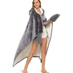 Adults' Character Bathrobe Nightwear Wearable Blanket Cartoon Onesie Pajamas Kigurumi Pajamas Cute For Men and Women Carnival Masquerade Cartoon