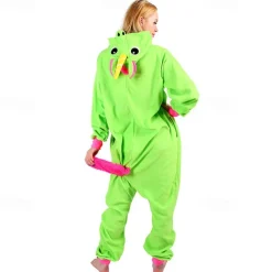 Adults' Character Nightwear Onesie Costume Carnival Costume Unicorn Cat Onesie Pajamas Kigurumi Pajamas For Men and Women Carnival Cartoon