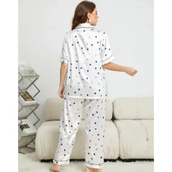 Adults' Heart Bathrobe Pajamas Nightwear Onesie Pajamas Kigurumi Pajamas Cosplay For Women's Dailywear Causal Cartoon
