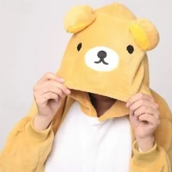 Adults' Patchwork Kigurumi Pajamas with Slippers Onesie Costume Carnival Costume Bear Onesie Pajamas Kigurumi Pajamas Pajamas Funny Costume For Men and Women Christmas Carnival New Year Cartoon