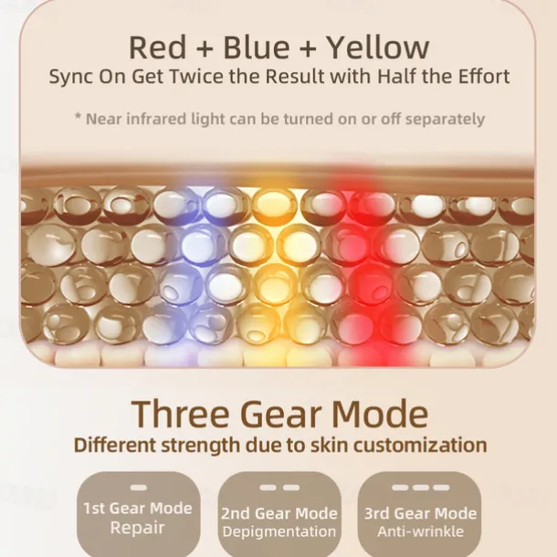 Advanced Anti-aging LED Therapy Mask, Deep Repair, Collagen Boost, Soothe Inflammation, Spot Fading, Make You Radiant and Glowing