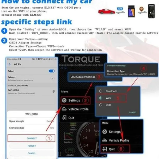 Advanced WIFI Bluetooth OBDII OBD2 ELM327 Car Diagnostic Scanner Code Reader for IOS&Android