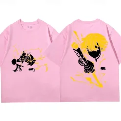 Agatsuma Zenitsu T-shirt Anime Graphic For Couple's Men's Women's Adults' Saint Patrick's Day Hot Stamping Casual Daily