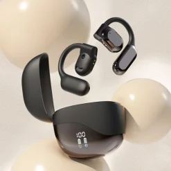 AI Translation Headset - Wireless Real-time translation in 144 languages Active noise cancellation Touch controls Condenser microphone Type-C charging for business travel and social interaction