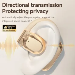 AI Translation Headset - Wireless Real-time translation in 144 languages Active noise cancellation Touch controls Condenser microphone Type-C charging for business travel and social interaction