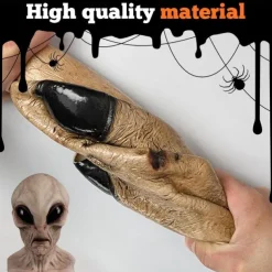 Alien Halloween Mask Halloween Props Realistic Mask Funny Scary Costume Adults' Men's Women's Halloween Carnival Mardi Gras Easy Halloween Costumes Dress Up