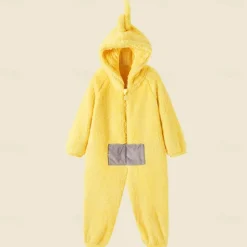 Alien Teletubbies Halloween Cosplay Costume Kigurumi Pajamas Onesies Cosplay Kid's Boys' Girls' Carnival Masquerade Mardi Gras Party / Evening Easy Halloween Costumes Dress Up