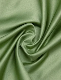 A-Line Evening Gown Elegant Dress Formal Floor Length 3/4 Length Sleeve V Neck Pocket Satin with Slit