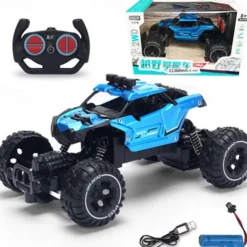Alloy Climbing Car Charging Radio-controlled Car Electric Remote Control Off-road Car Boy Toy Car