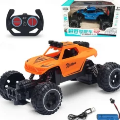 Alloy Climbing Car Charging Radio-controlled Car Electric Remote Control Off-road Car Boy Toy Car