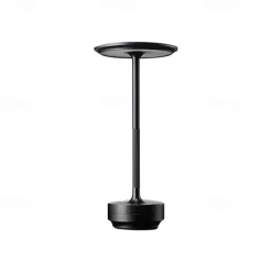 Aluminum Cordless Table Lamp Type-C Rechargeable Bedside Lamp with 3-Levels of Dimming Bedroom Living Room Restaurant