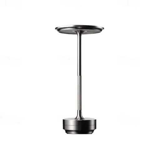 Aluminum Cordless Table Lamp Type-C Rechargeable Bedside Lamp with 3-Levels of Dimming Bedroom Living Room Restaurant