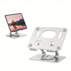 Aluminum Tablet Stand Folding Aluminum Profile 360 Rotation Hollow Cooling Stand