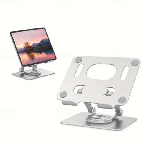Aluminum Tablet Stand Folding Aluminum Profile 360 Rotation Hollow Cooling Stand