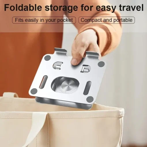 Aluminum Tablet Stand Folding Aluminum Profile 360 Rotation Hollow Cooling Stand