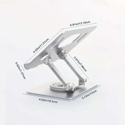 Aluminum Tablet Stand Folding Aluminum Profile 360 Rotation Hollow Cooling Stand