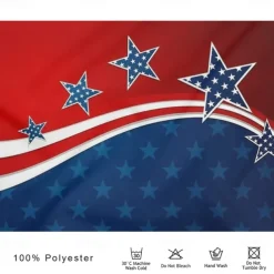 American Independence Day Men's American Flag Veterans Polo Shirts Golf Shirt Short Sleeve Polo Shirts Collared Shirts Streetwear Vacation Wear Party Outfits Buttons 3D Print Spring & Summer Red