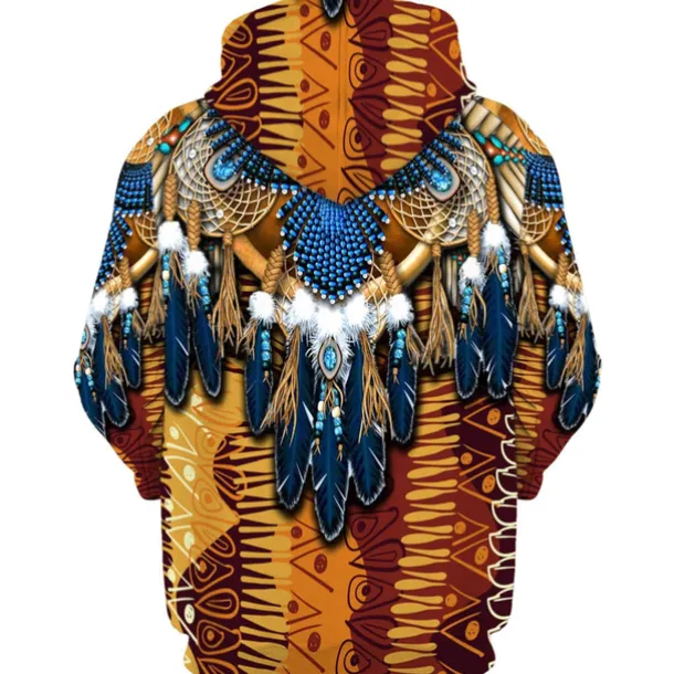 American Indian American Indian Cosplay Costume Hoodie Anime 3D Printing Harajuku Graphic For Men's Women's Adults' Back To School