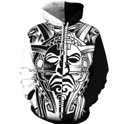 American Indian Native American Hoodie 3D Harajuku Graphic Kawaii For Men's Women's Adults' Halloween Carnival 3D Print