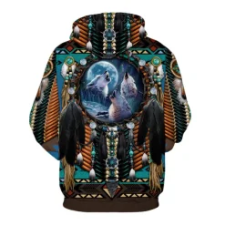 American Indian Native American Hoodie 3D Harajuku Graphic Kawaii For Men's Women's Adults' Halloween Carnival 3D Print