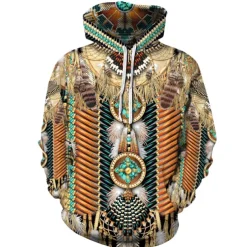American Indian Native American Hoodie 3D Harajuku Graphic Kawaii For Men's Women's Adults' Halloween Carnival 3D Print
