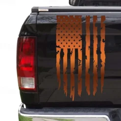 American USA Flag Truck Tailgate Vinyl Decal Car Sticker Compatible with Most Pickup Trucks and Most Vehicles