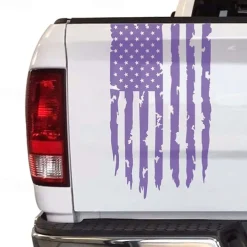 American USA Flag Truck Tailgate Vinyl Decal Car Sticker Compatible with Most Pickup Trucks and Most Vehicles