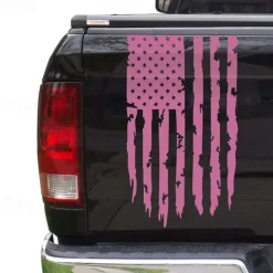 American USA Flag Truck Tailgate Vinyl Decal Car Sticker Compatible with Most Pickup Trucks and Most Vehicles