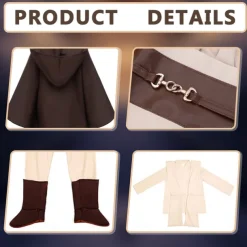 Anakin Skywalker Jedi Knight Halloween Cosplay Costume Outfits Obi-Wan Kenobi Movie / TV Theme Costumes Kid's Boys' Masquerade Party / Evening Easy Halloween Costumes Dress Up