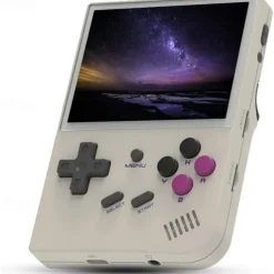 ANBERNIC RG35XX Retro Handheld Game Console Linux System 3.5 Inch IPS Screen Portable Pocket Video Player 10000+ Games Boy Gift, Christmas Birthday Party Gifts for Friends and Children