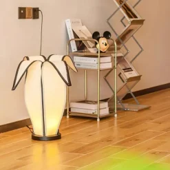 Ancient Banana Lamp Atmosphere Floor Lamp Personality Living Room Bedroom Study Decoration Desk Lamp 110-240V
