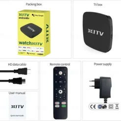 Android 12 X1TV Cortex-A53 8GB 1GB