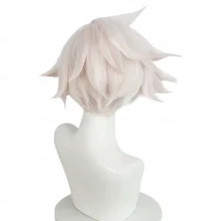 Angel Dust Cosplay Wigs Short Straight Heat Resistant Synthetic Hair Carnival Costumes Wig