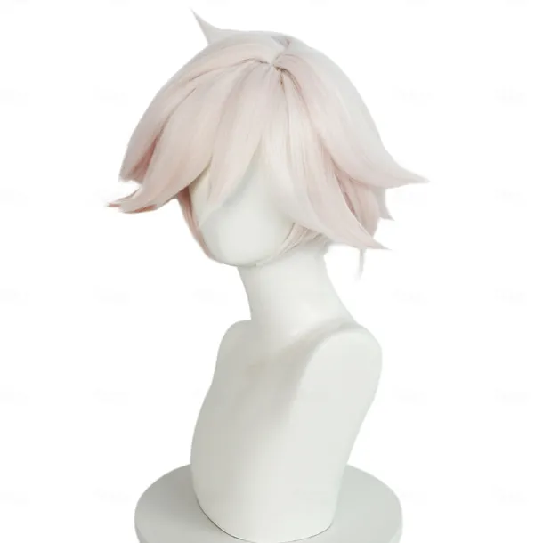 Angel Dust Cosplay Wigs Short Straight Heat Resistant Synthetic Hair Carnival Costumes Wig