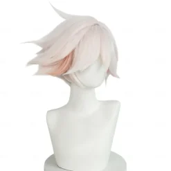 Angel Dust Cosplay Wigs Short Straight Heat Resistant Synthetic Hair Carnival Costumes Wig