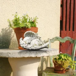 Angel Pet Cat Dog Memorial Resin Remembrance Gifts Grave Markers Pet Statue Memorial Ornament Garden Decor