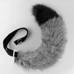 Animal Cosplay Costumes Faux Fur Cat Fox Wolf Furry Tail and Ears Headband for Carnival Party Costume Accessories