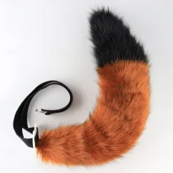 Animal Cosplay Costumes Faux Fur Cat Fox Wolf Furry Tail and Ears Headband for Carnival Party Costume Accessories
