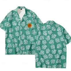Animal Crossing Tom Nook Blouse / Shirt Anime Cartoon Anime 3D 3D Harajuku Graphic For Men's Adults' Carnival Masquerade Back To School 3D Print