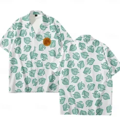 Animal Crossing Tom Nook Blouse / Shirt Anime Cartoon Anime 3D 3D Harajuku Graphic For Men's Adults' Carnival Masquerade Back To School 3D Print
