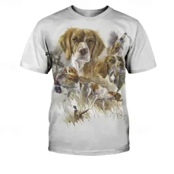 Animal Dog Dachshund T-shirt Anime 3D Graphic For Couple's Men's Women's Adults' Masquerade 3D Print Casual Daily