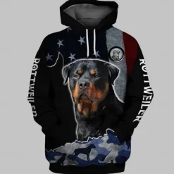 Animal Dog Hoodie Cartoon Manga Anime 3D Front Pocket Graphic For Couple's Men's Women's Adults' 3D Print