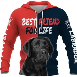 Animal Dog letter Hoodie Cartoon Manga Anime 3D Graphic For Couple's Men's Women's Adults' 3D Print