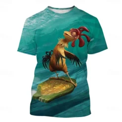 Animal T-shirt Anime 3D Graphic For Couple's Men's Women's Adults' Carnival Masquerade 3D Print Street Casual Daily