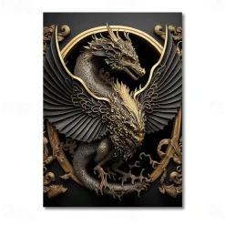 Animal Wall Art Canvas Prints and Posters Abstract Portrait Pictures Decorative Fabric Painting For Living Room Pictures No Frame