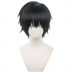 Anime Black Cosplay Party Wigs Halloween Wigs